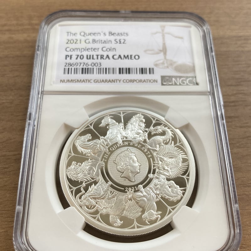 NGC70鑑定】コンプリーター・最終版 クイーンズビースト 1オンス NGC70鑑定】コンプリーター・最終版 クイーンズビースト 1オンス
