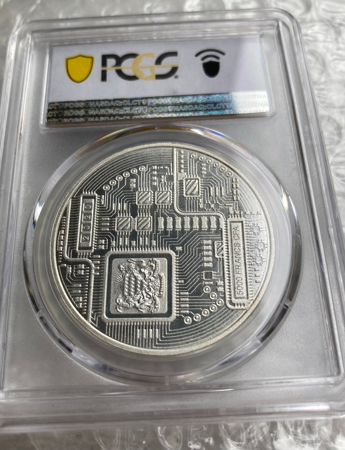 PCGS鑑定PR68 イーサリアム プルーフ版 チャド共和国 CFAフラン 1