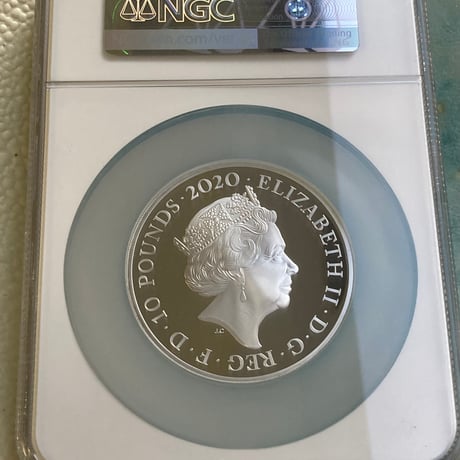 【NGC鑑定PF70・5oz】 QUEEN ミュージック・レジェンド クイーン 5オンス銀貨 10ポンド シルバープルーフコイン 英国 イギリス ロイヤルミント Royal Mint