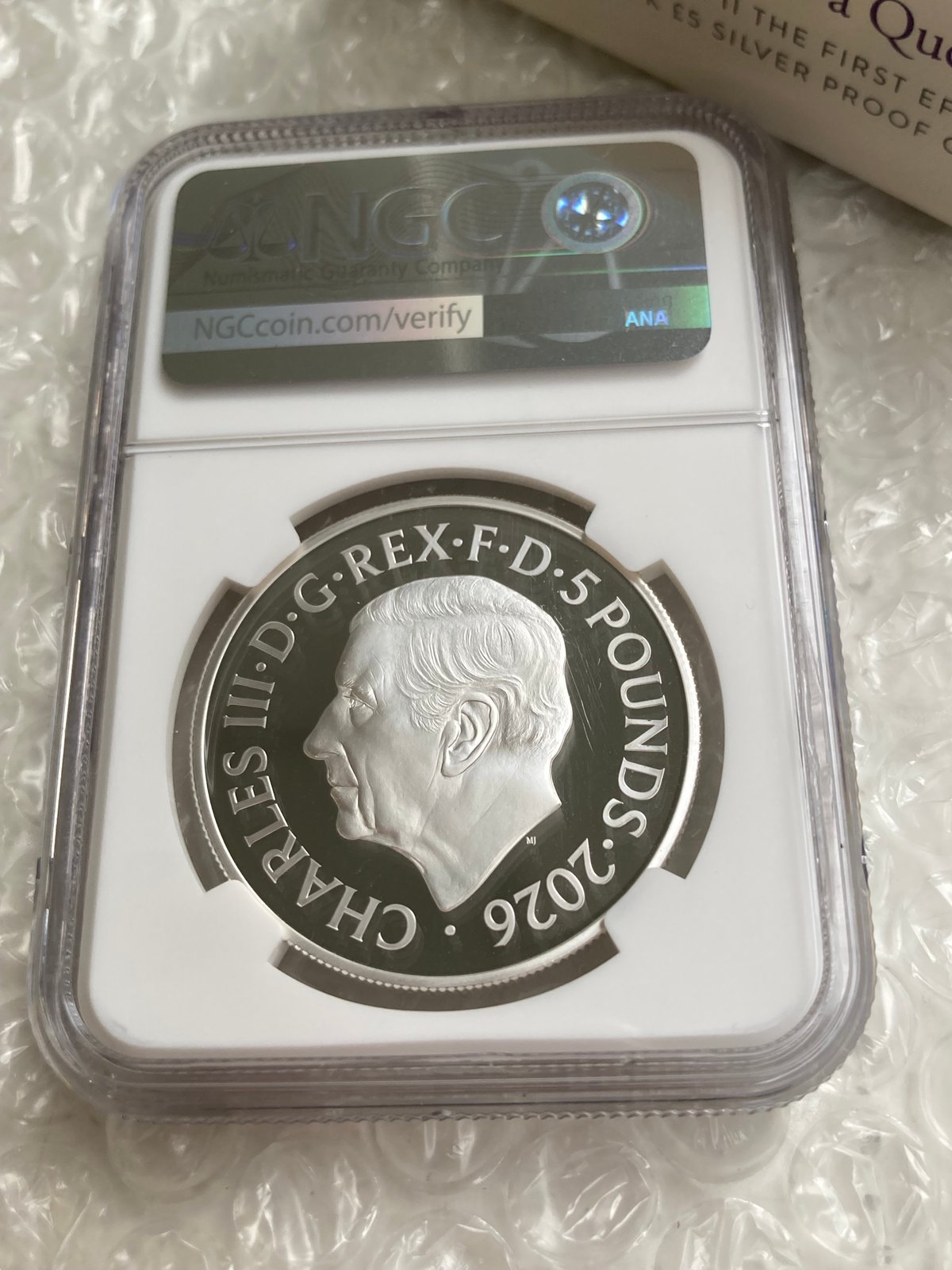 1st NGC鑑定PF70 2026年 ロイヤルミント エリザベス2世 ポートレート