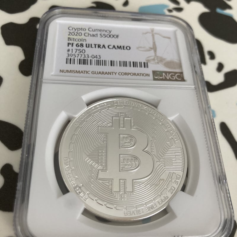 NGC鑑定PF68】 ビットコイン チャド共和国 CFAフラン 1オンス