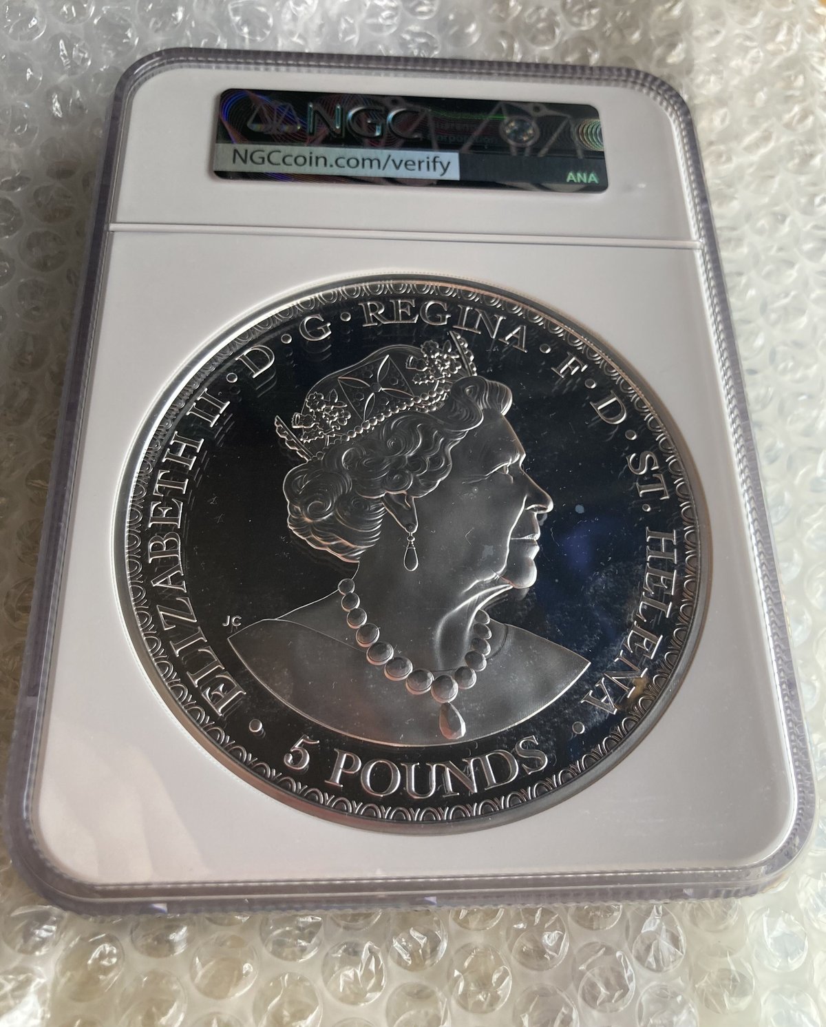 1kg銀貨・NGC69鑑定FDI・マスターピース版】ウナとライオン ウィリアム