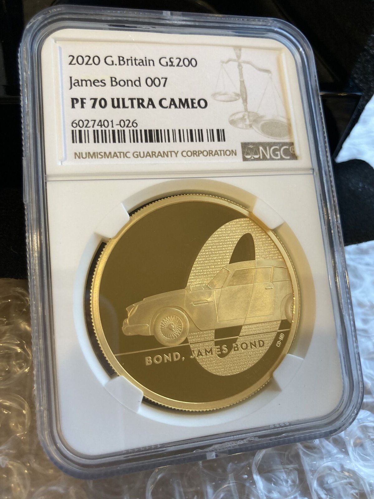 ★NGC★最高鑑定★2020 イギリス 第1弾 007 PF70 UC 銀貨 NGC鑑定 PF70 第1貨1オンス銀貨 007 ジェームズ・ボンド 2020年