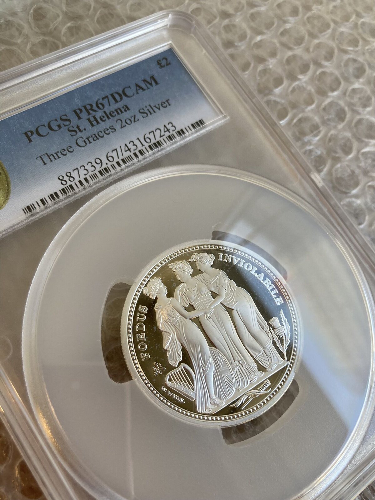 超希少 人気 PCGS-PR67 スリーグレイセス ファンタジー 1879 銀貨 JCC | ジャパンコインキャビネット / 【SOLD】イギリス (1879