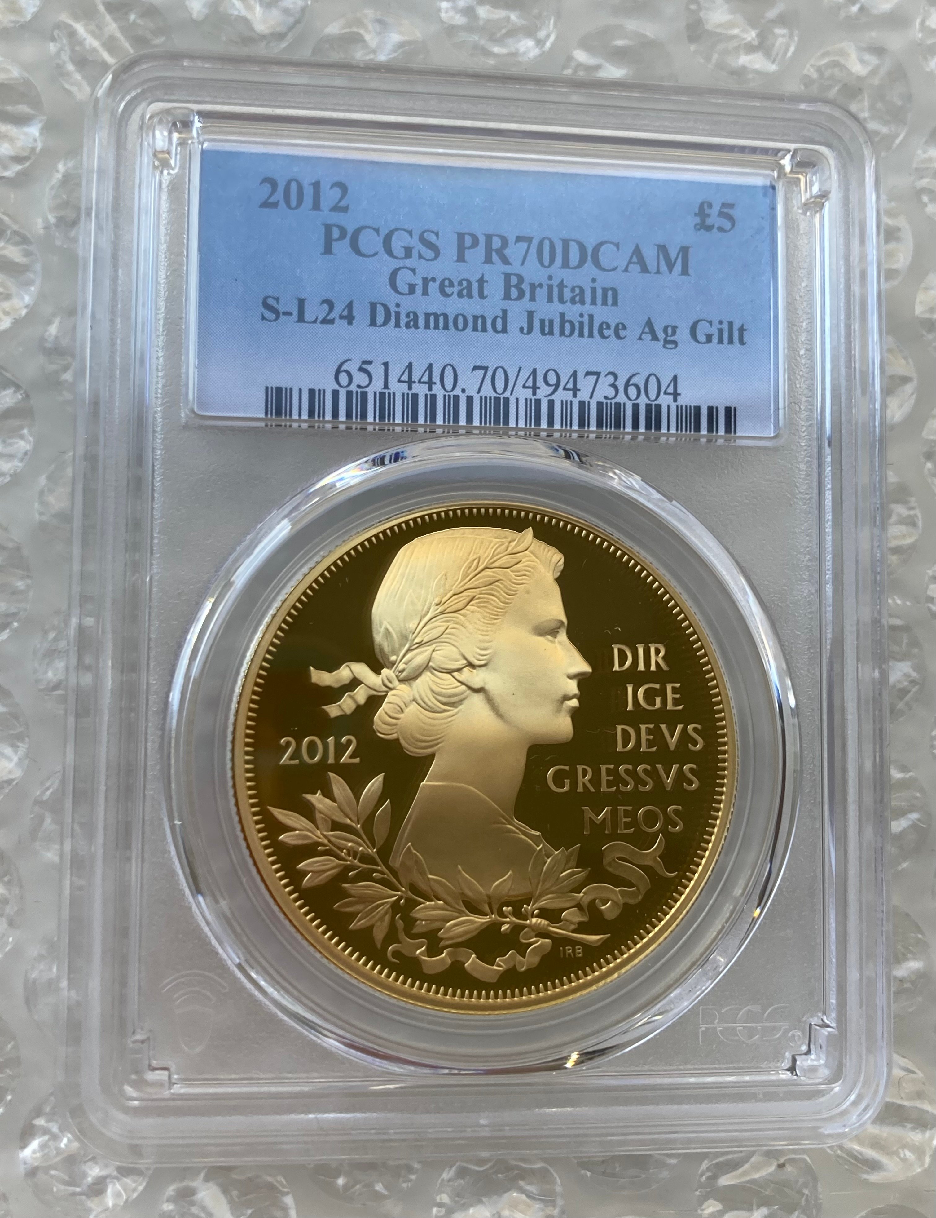 PCGS イギリス　2002 PR70 DCAM 1/2ソブリン　ジュビリー original