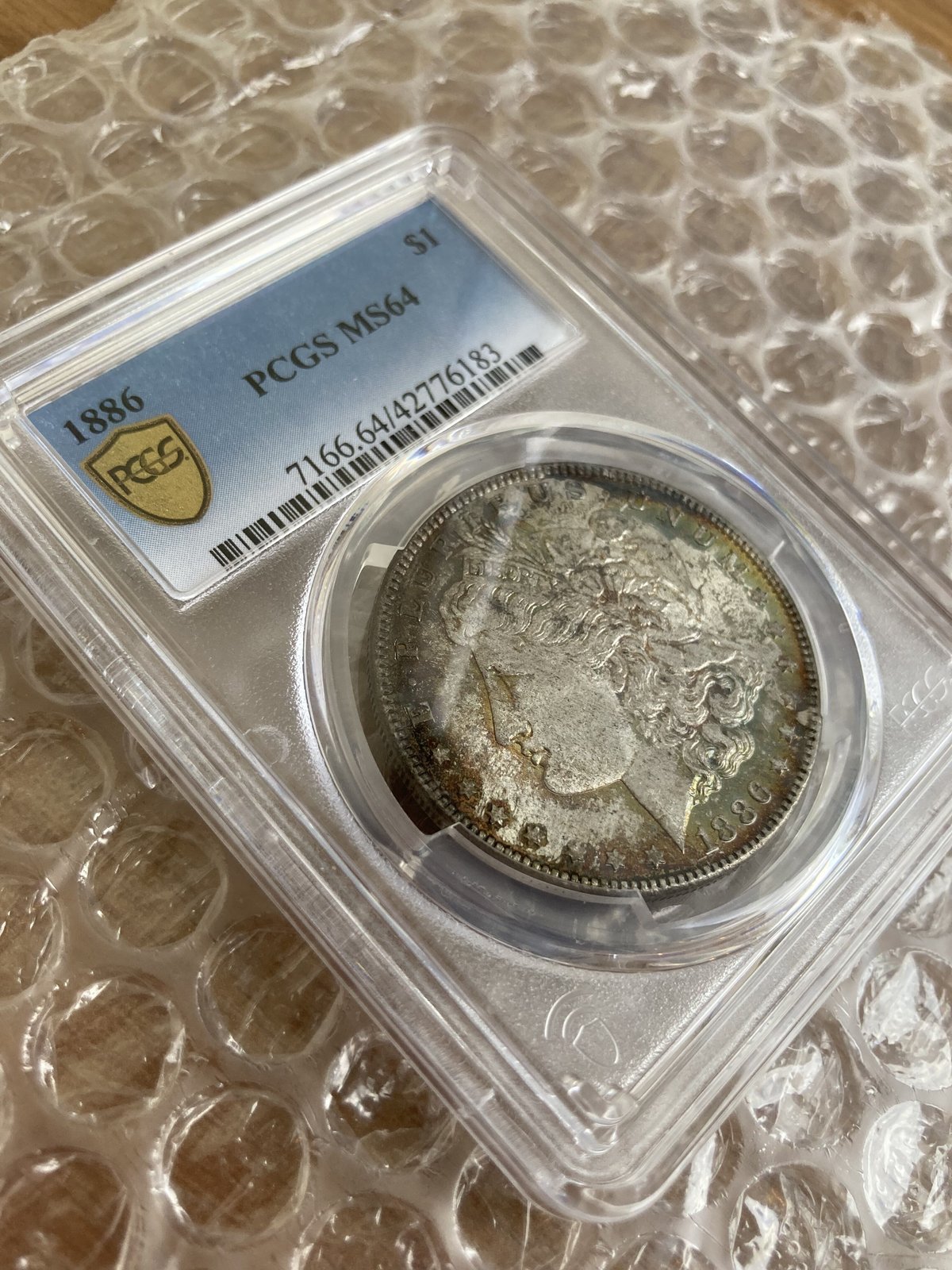 ○アメリカ 1884年O PCGS MS65 モルガンダラー １ドル銀貨 - 貨幣