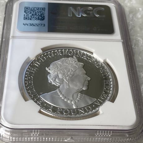 【NGC鑑定PF70】 2022年 ウナとライオン Gilt・GOLD PLATE版 セントヘレナ 1オンス銀貨 金メッキ シルバー プルーフコイン Una Lion