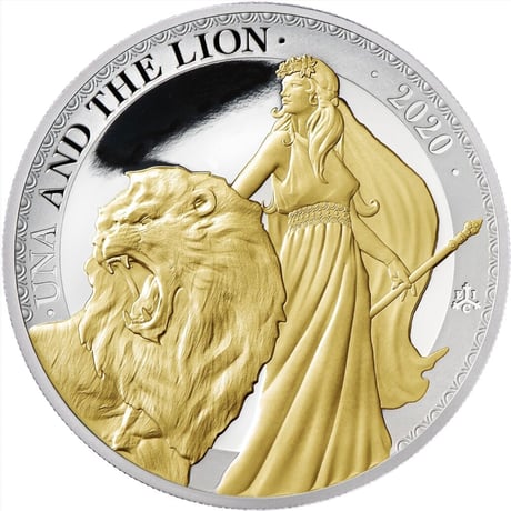 2020 ウナとライオン セントヘレナ 1オンス銀貨 プルーフコイン ヴィクトリア女王 アンティークコイン イギリス 英国 東インド会社 Una Lion
