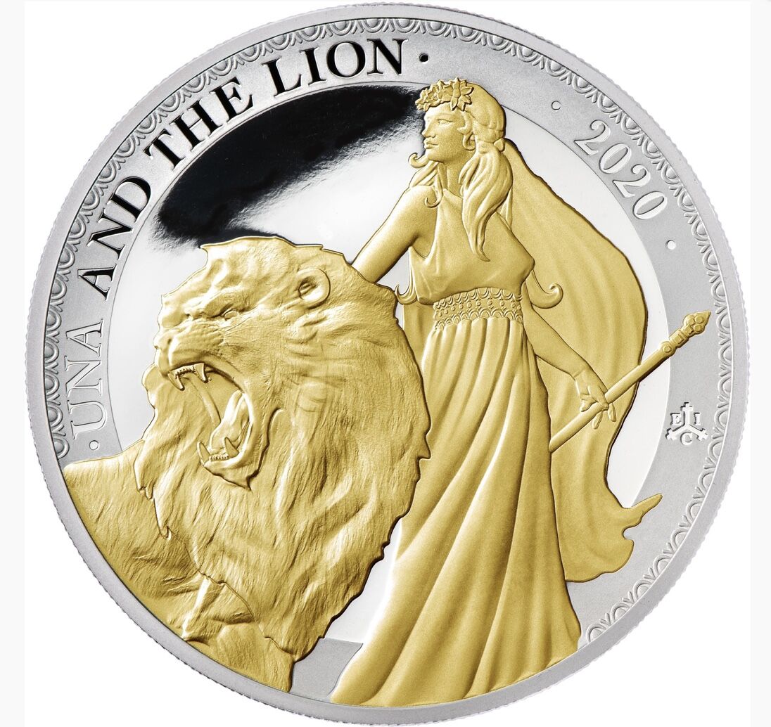 2020 ウナとライオン セントヘレナ 1オンス銀貨 プルーフコイン