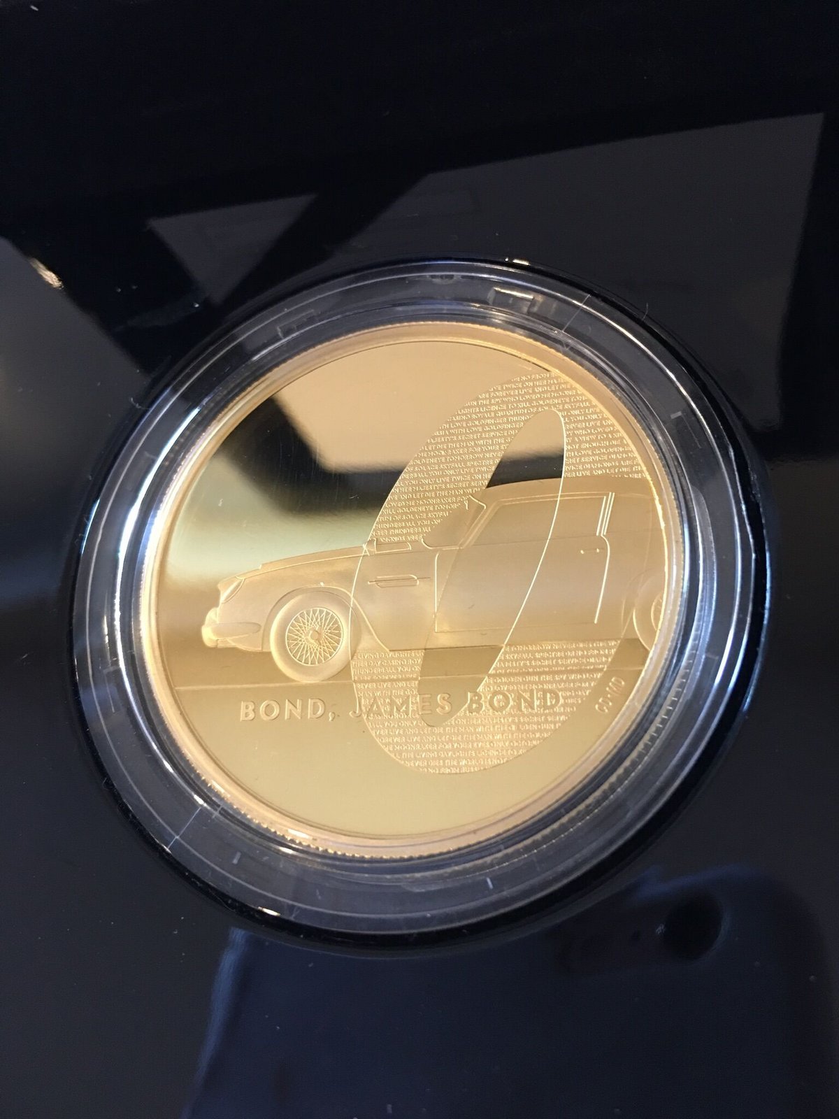 第1貨】2オンス 007 ジェームズ・ボンド 200ポンド金貨 プルーフコイン