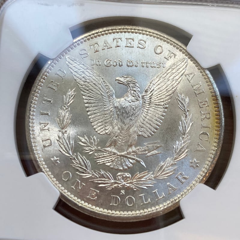 モルガン銀貨ペンダント　1881年 Yahoo!オークション - 銀貨 1ドル 1881年 モルガン 古錢 一円