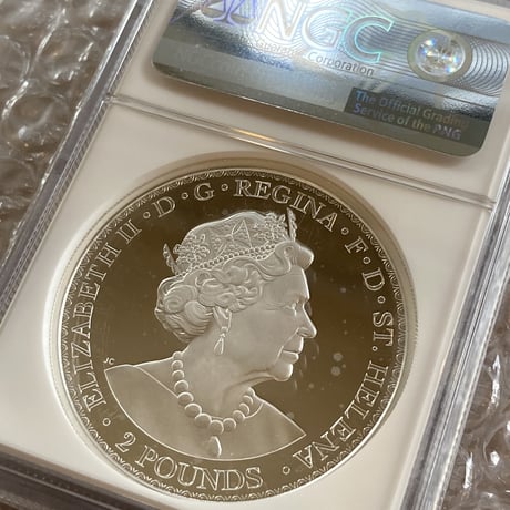 【NGC PF69UC+FDI】2オンス銀貨 ウナとライオン マスターピース版 イギリス領セントヘレナ造幣局 シルバープルーフコイン 発行即日鑑定品