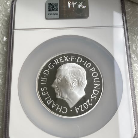 5oz・NGC鑑定PF69+FR ロイヤルミント ピストルッチ 2024年 ワーテルロー・メダル 連合国代表 5オンス銀貨 シルバープルーフコイン