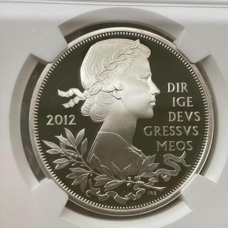 NGC鑑定PF69 ダイヤモンドジュビリー 2012年 エリザベス女王60周年記念 英国 イギリス ロイヤルミント 5ポンド銀貨 シルバープルーフコイン