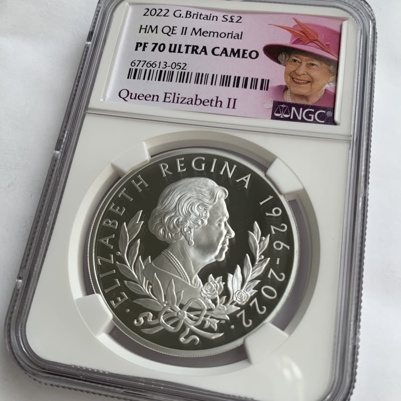 NGC鑑定PF70 2022年 ロイヤルミント エリザベス2世女王陛下 追悼記念