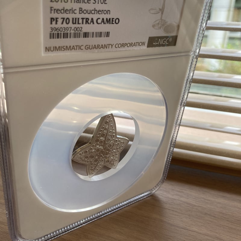 NGC70鑑定】BOUCHERON公式 フランス造幣局 × ブシュロン 2018年 10ユー