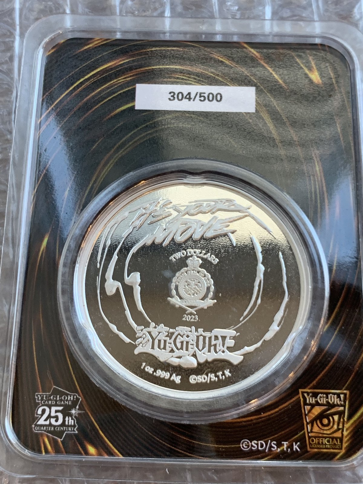 25周年記念版】遊戯王 武藤遊戯 ニウエ国 1オンス 2ドル銀貨