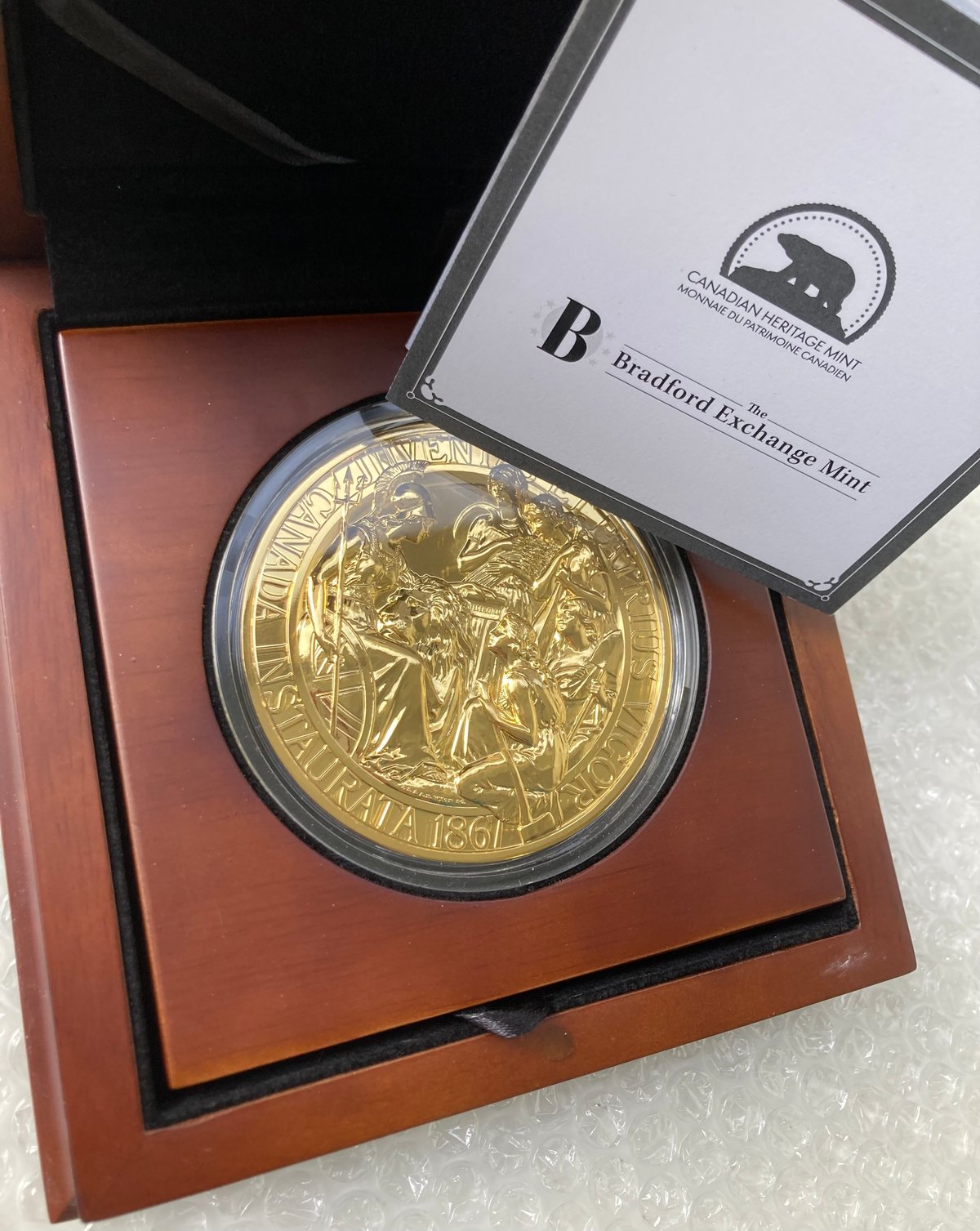 限定100枚・Gold-plated版 カナダのウナとライオン ヴィクトリア 10