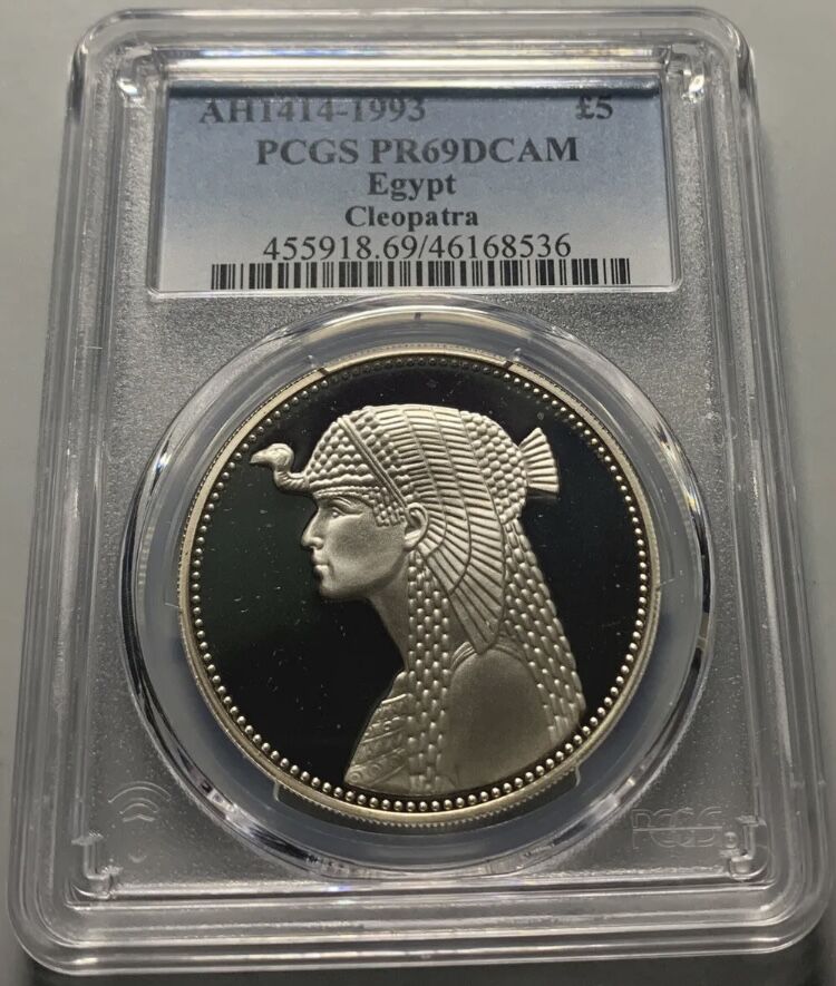 【希少 美品】準々最高鑑定 エチオピア 大型 銀貨 PCGS