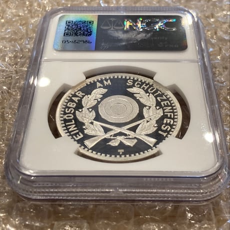 1990年 スイス連邦現代射撃祭記念 ヴィンタートゥール 50フラン銀貨 シルバープルーフコインHab-39a WINTERTHUR NGC鑑定PF67