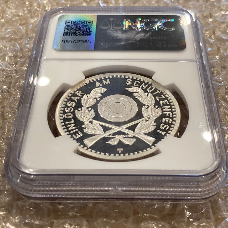 1990年 スイス連邦現代射撃祭記念 ヴィンタートゥール 50フラン銀貨