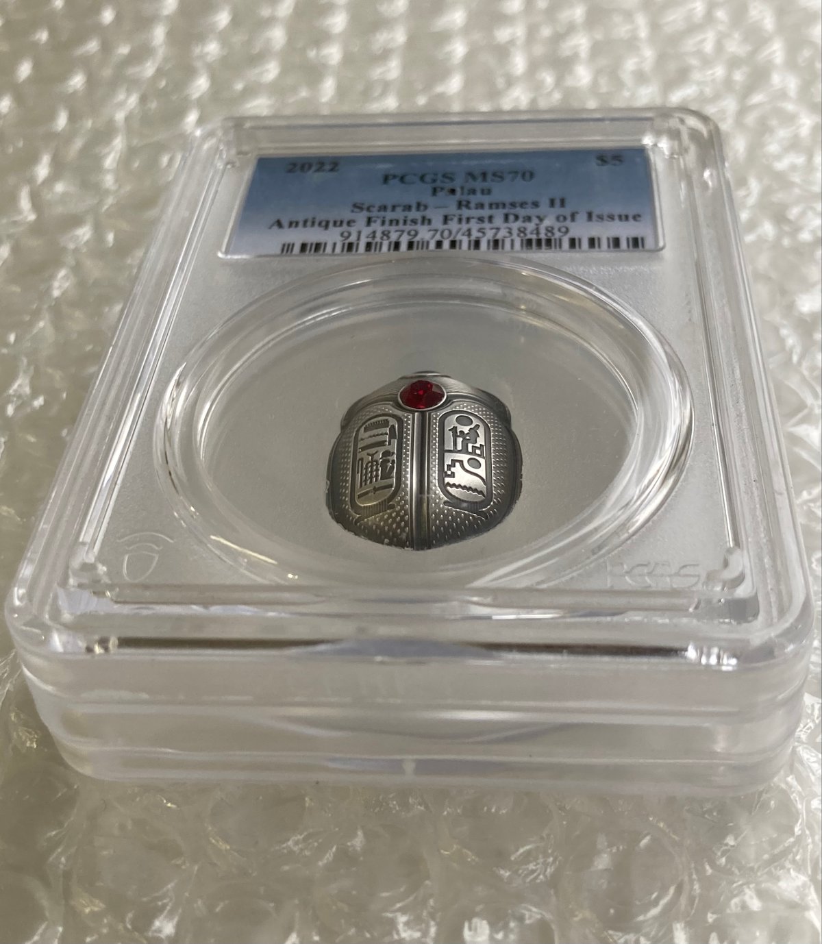 スカラベ 銀貨2023年 PCGS MS70 最高鑑定 2023-(W) PCGS MS-70 American Silver Eagle Coin, First Strike
