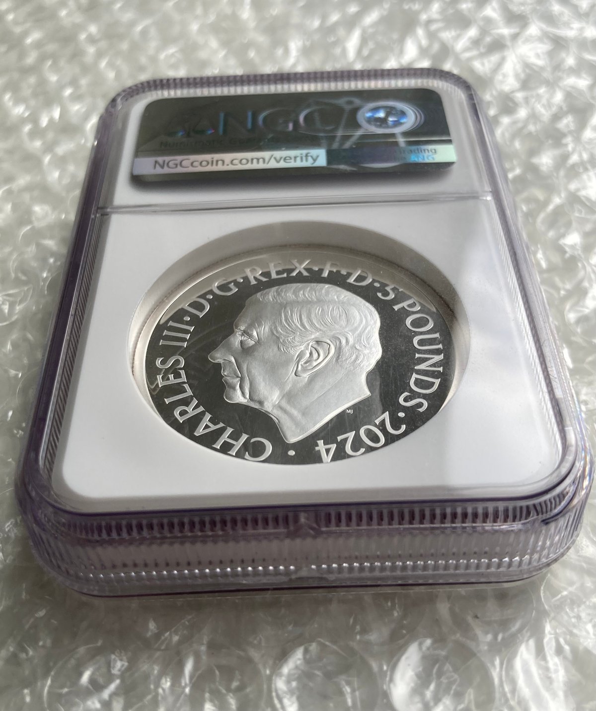 NGC鑑定PF69+FR ロイヤルミント ピストルッチ 2024年 ワーテルロー