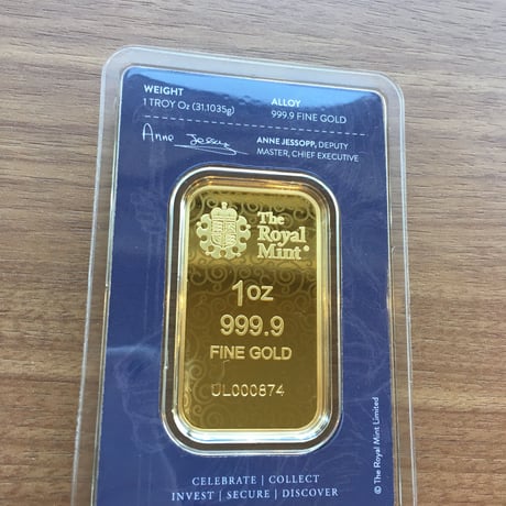 【ゴールドバー】2021 ロイヤルミント ウナとライオン 1オンス 金の延べ板  英国 イギリス Royal Mint Una Lion