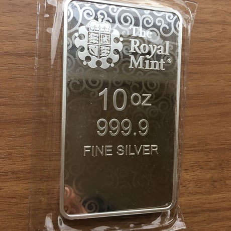 【10オンス・シルバーバー】2021 ロイヤルミント ウナとライオン 10oz 銀棒　銀の延べ板  インゴット　英国 イギリス Royal Mint Una Lion