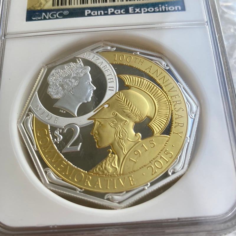 2014 ニウエ PL69 パナマ運河記念日 500枚 銀貨　NGC PCGS オクタゴナルコイン・八角形】 NGC鑑定PF70 2015年 ニウエ パナマ