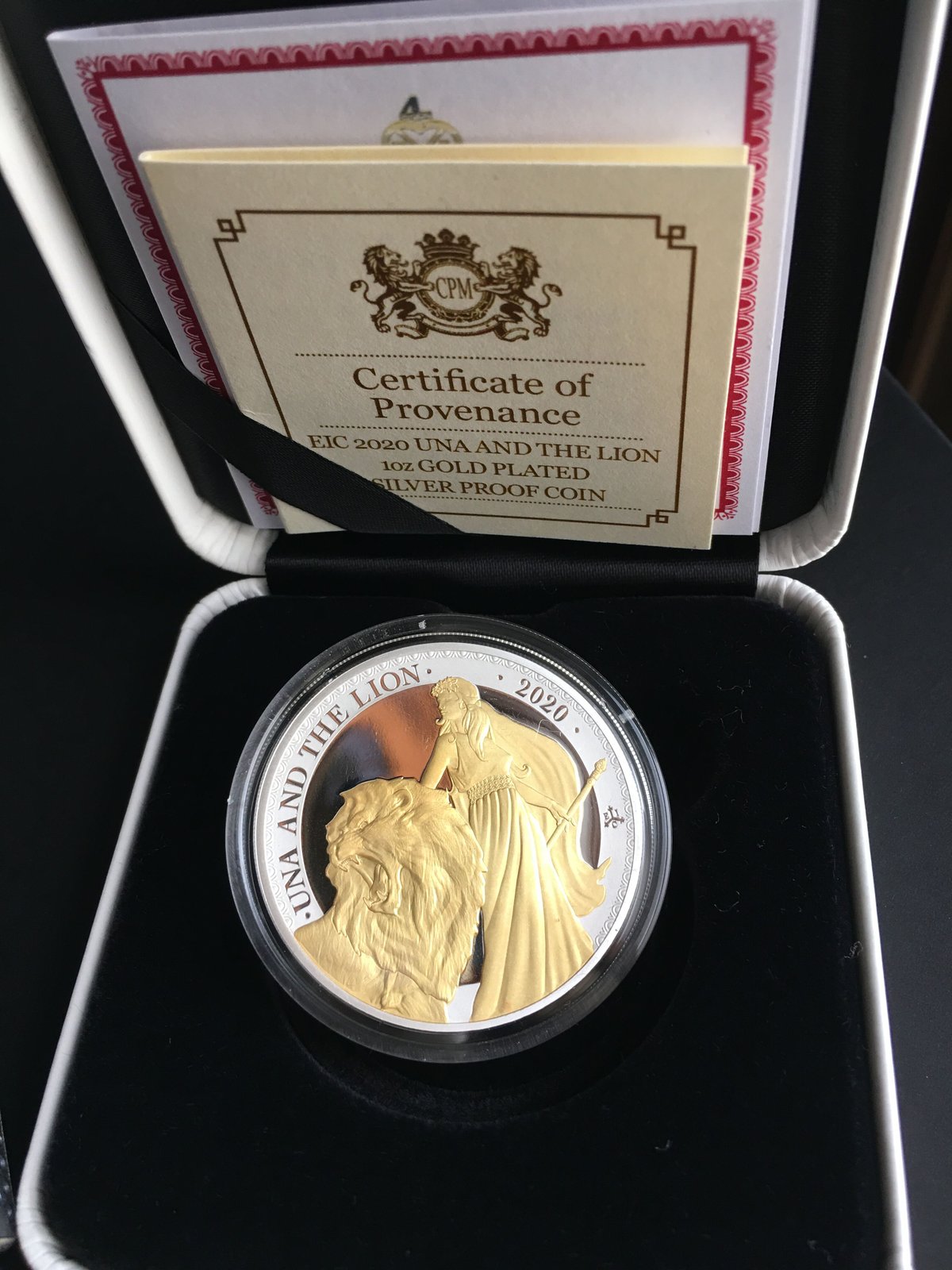 2020 ウナとライオン セントヘレナ 1オンス銀貨 プルーフコイン