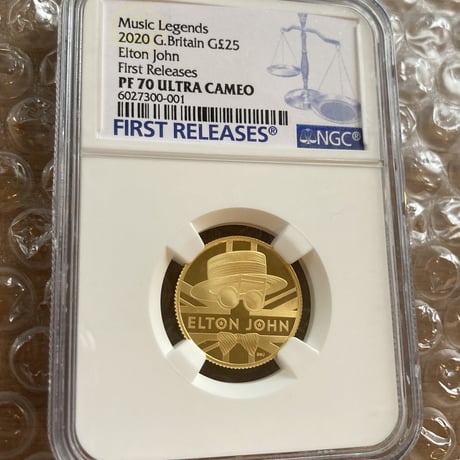 2021年 エルトン・ジョン ファーストリリース 銀貨 NGC MS69