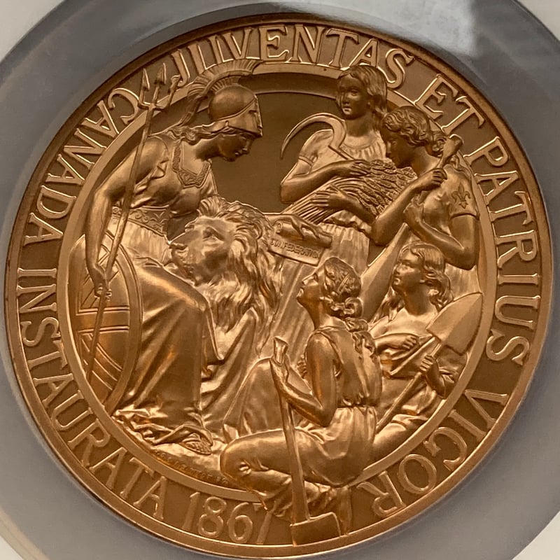 世界最高鑑定】NGC鑑定PF69RD カナダのウナとライオン 銅メダル