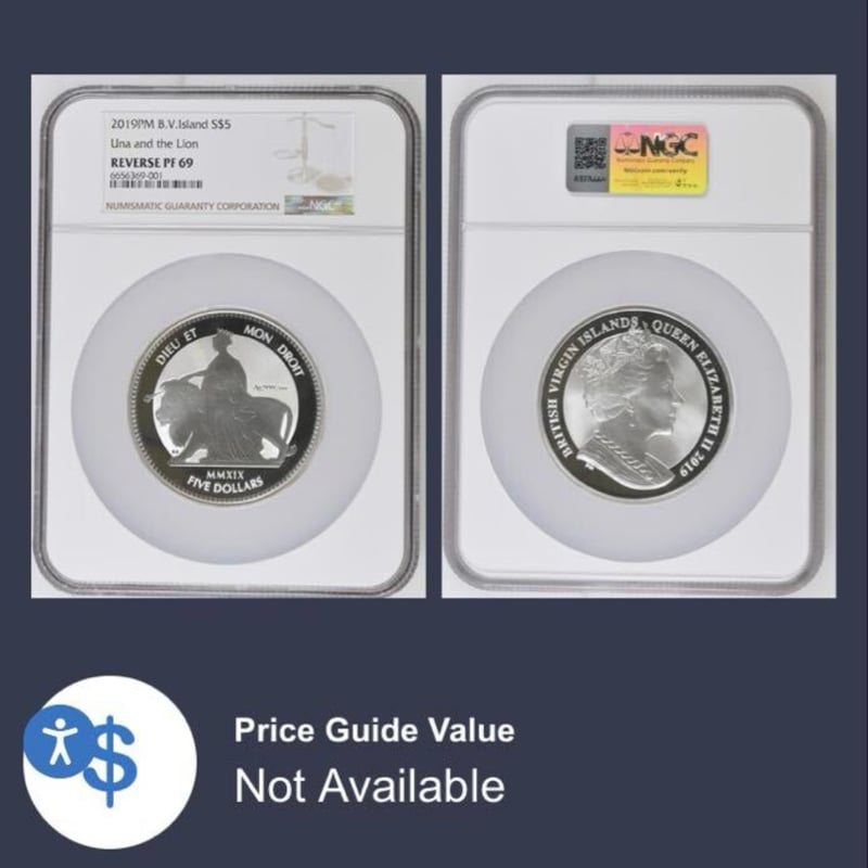 NGC鑑定PF69】 5オンス ウナとライオン 2019 イギリス領