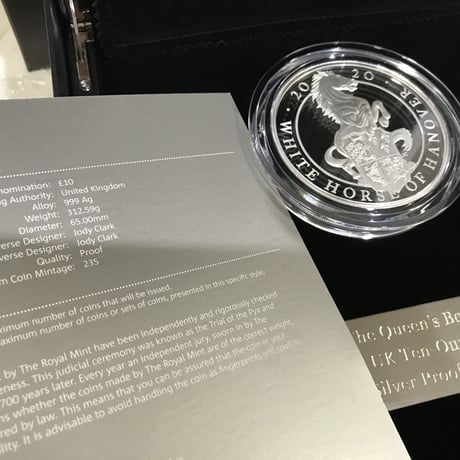 【新品】10オンス 2020 ロイヤルミント クイーンズビースト コイン 銀貨 10ポンド The Queen's Beasts coin 10oz 180枚限定