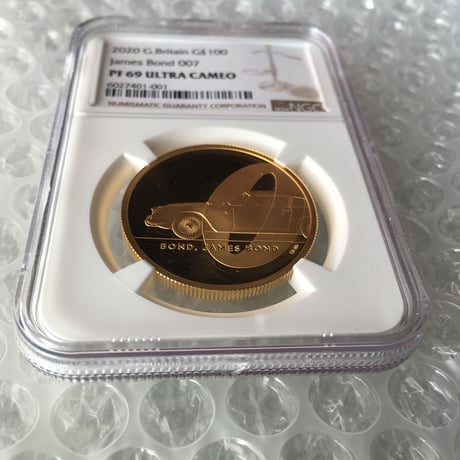 【NGC鑑定 PF69UC】第1貨 ロイヤルミント 007 ジェームズ・ボンド 100ポンド金貨 1オンス プルーフコイン ゴールド 英国 james bond royal mint