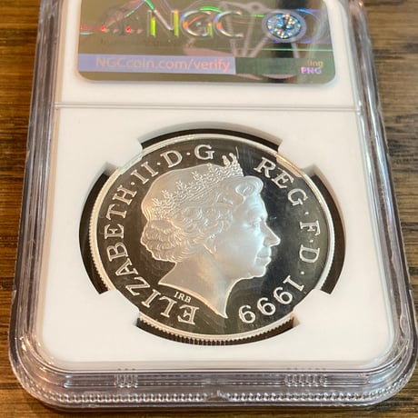 NGC鑑定PF68UC 1999年 イギリス ダイアナ妃追悼祈念 5ポンド銀貨 シルバープルーフコイン 英国 ロイヤルミント Diana