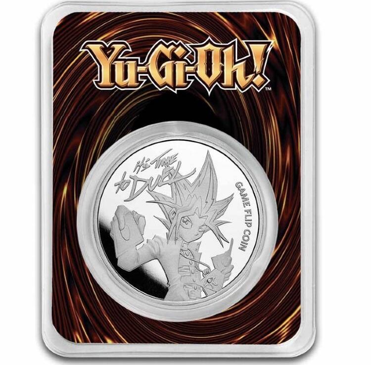 銀貨　99.9% 純銀　シルバー　遊戯王　銀貨　闇遊戯　25th 25周年 original
