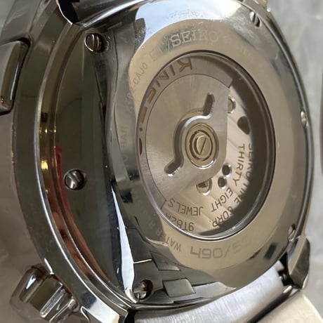【2026年4月公式修理済】SEIKO ARCTURA 海外モデル 限定500本 セイコー腕時計 アークチュラ クロノグラフ キネティック 9T82-0AJ0 SLQ025J1