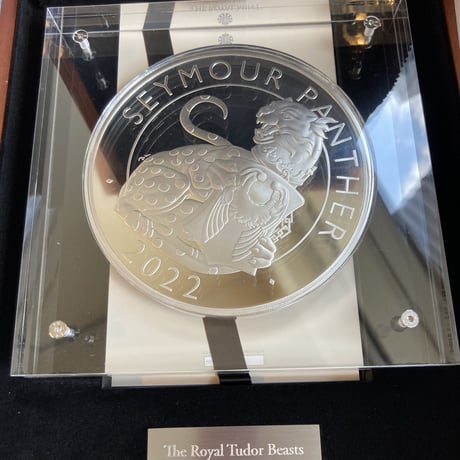 【2kg銀貨】 2022 ロイヤルテューダービースト シーモアのパンサー・豹 2キログラム 1,000ポンド銀貨 シルバープルーフコイン チューダー ロイヤルミント