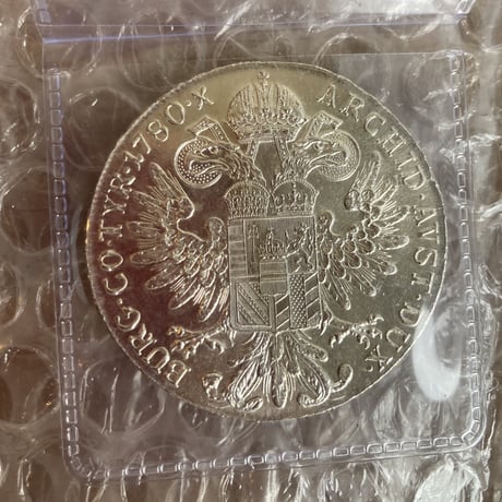 1780年 マリアテレジア ターラー銀貨 オーストリア リストライク版 シルバー アンティークコイン モダンコイン