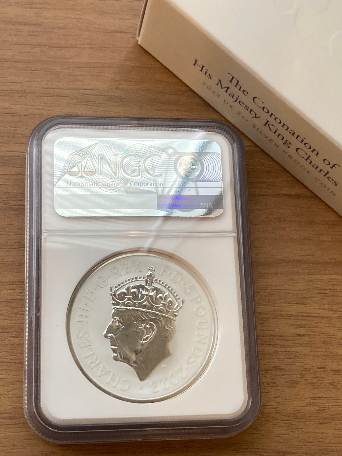 記念硬貨 USドル シルバープルーフ 3枚セット N 5329 リバース版】2oz・NGC鑑定PF69 2023年 チャールズ3世 戴冠式記念