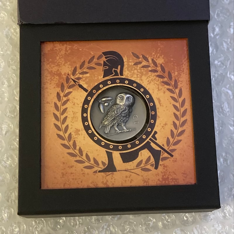 NGC70鑑定+FR】アテネのフクロウ $5・1オンス ハイレリーフ銀貨 クック