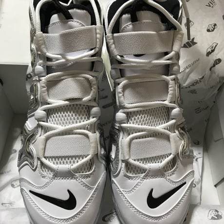 海外限定 【新品】Nike AIR MORE UPTEMPO 720 QS1 ナイキ エアモアアップテンポ720 モアテン シルバー 白