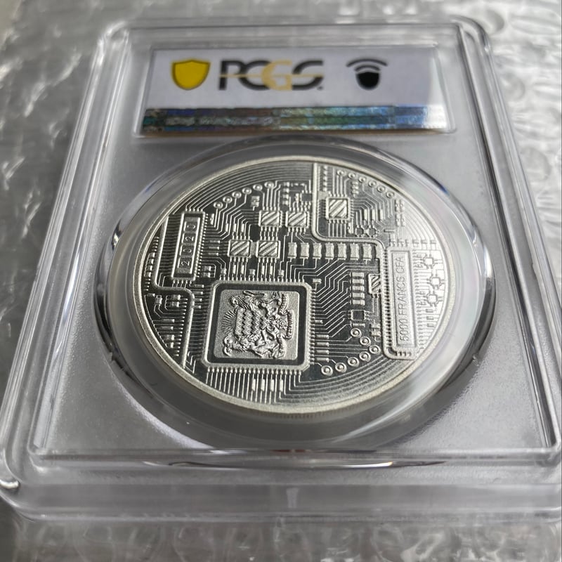 PCGS鑑定PR68 イーサリアム プルーフ版 チャド共和国 CFAフラン 1