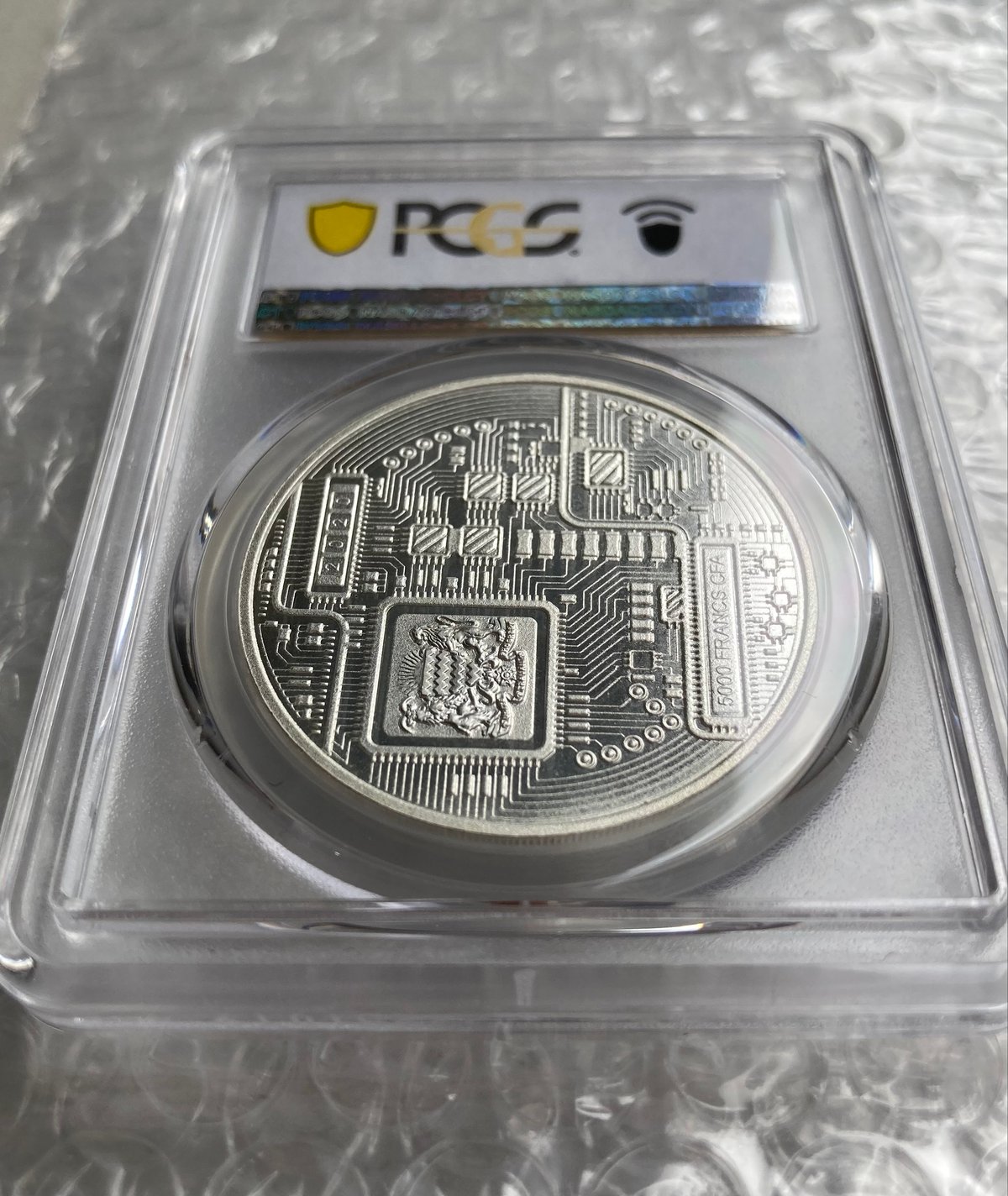 PCGS鑑定PR68 イーサリアム プルーフ版 チャド共和国 CFAフラン 1