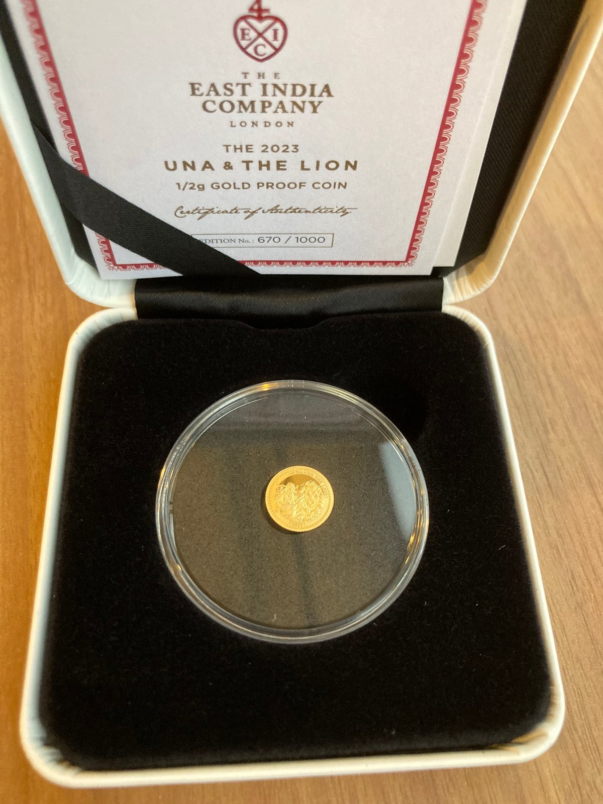 2023年度版 ウナとライオン イギリス領セントヘレナ造幣局 2