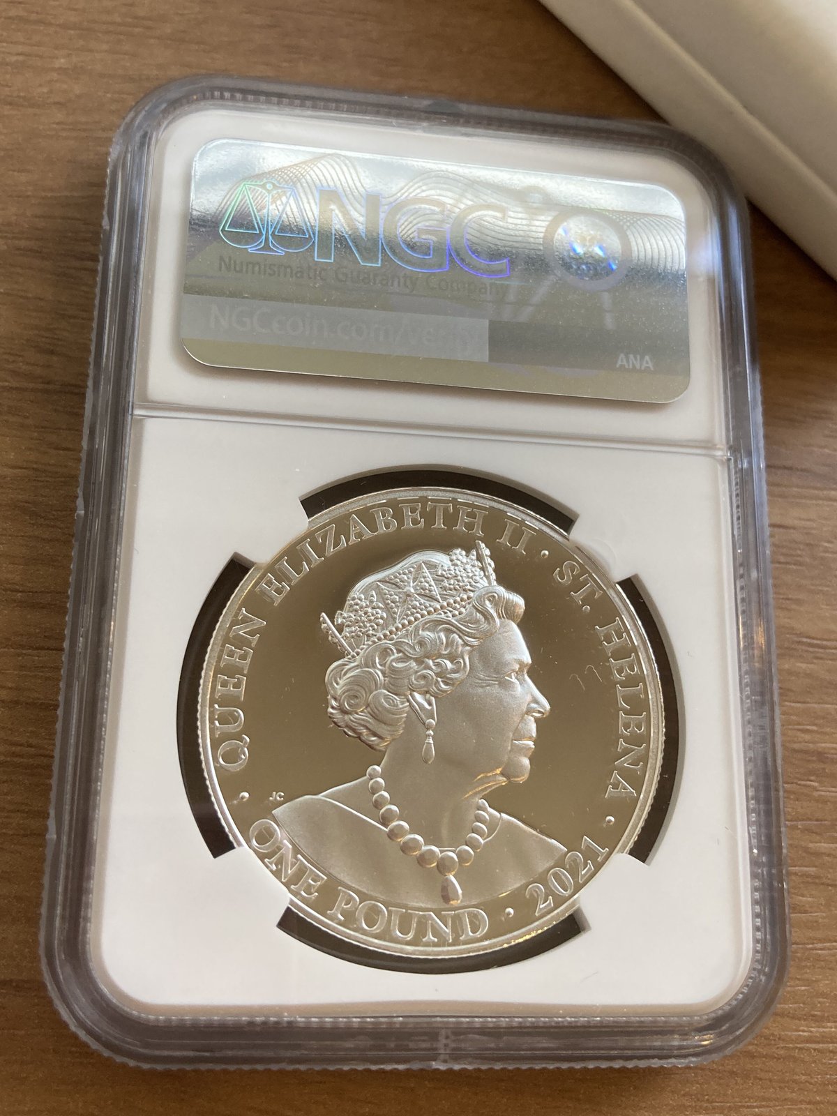 2021イギリス1オンス銀貨プルーフコイン