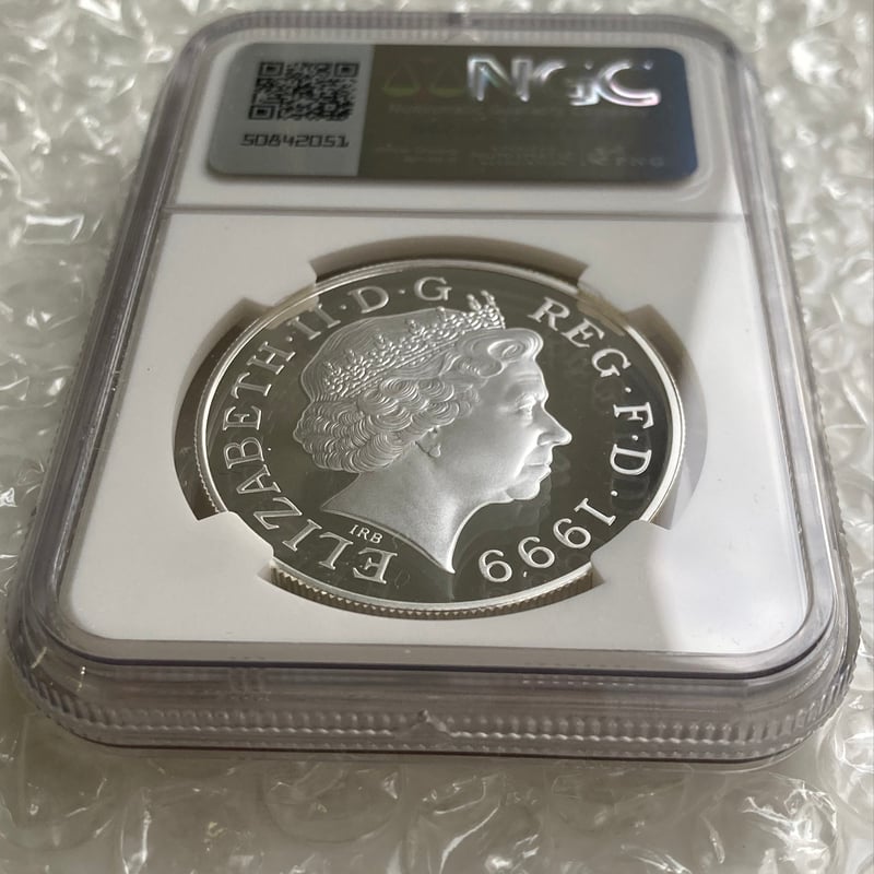 NGC鑑定PF69UC 1999年 イギリス ダイアナ妃追悼祈念 5ポンド銀貨 NGC鑑定PF69UC 1999年 イギリス ダイアナ妃追悼祈念 5ポンド銀貨