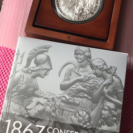 プルーフライク版 カナダのウナとライオン 10オンス シルバーメダル 銀 2017 建国150周年記念 1867年コンフェデレーション カナディアンミント 造幣局 専用ケースあり